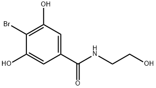 4-bromo-3,5-dihydroxy-N-(2-hydroxyethyl)benzamide