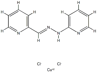 (pyridine-2-carboxaldehyde-2'-pyridylhydrazonato)copper(II)