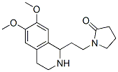 1-[2-(1,2,3,4-Tetrahydro-6,7-dimethoxyisoquinolin-1-yl)ethyl]pyrrolidin-2-one