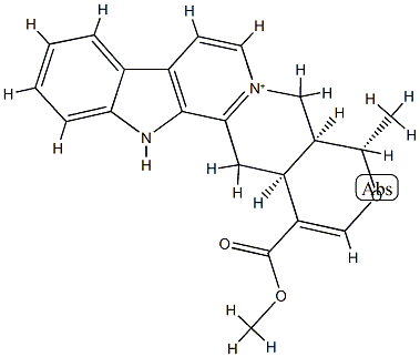 (20α)-3,5,6,16,17-Pentadehydro-16-(methoxycarbonyl)-19α-methyl-18-oxayohimban-4-ium