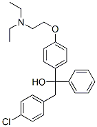 2-(4-chlorophenyl)-1-[4-(2-diethylaminoethoxy)phenyl]-1-phenyl-ethanol