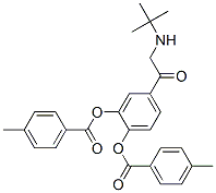 4-[[(1,1-dimethylethyl)amino]acetyl]-1,2-phenylene di-p-toluate