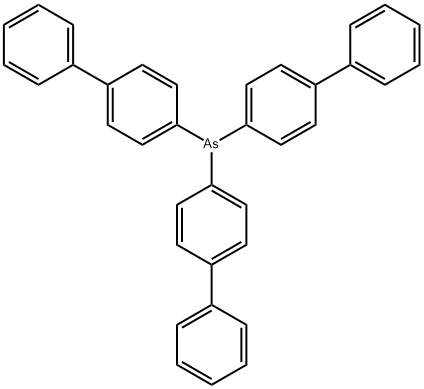 tris(4-phenylphenyl)arsane
