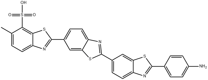 2''-(4-Aminophenyl)-6-methyl[2,6':2',6''-terbenzothiazole]-7-sulfonic acid