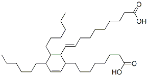 6-(9-carboxy-1-nonenyl)-4,5-dihexylcyclohex-2-ene-1-octanoic acid