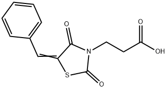 3-(5-BENZYLIDENE-2,4-DIOXO-THIAZOLIDIN-3-YL)-PROPIONIC ACID