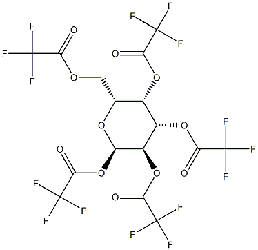 1,2,3,4,6-Pentakis-O-(trifluoroacetyl)hexopyranose