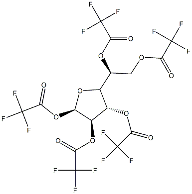 1,2,3,5,6-Pentakis-O-(trifluoroacetyl)hexofuranose