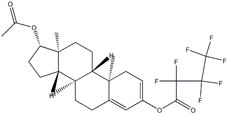 17β-Acetyloxy-3-(2,2,3,3,4,4,4-heptafluorobutyryloxy)androsta-2,4-diene