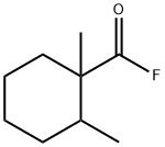 Cyclohexanecarbonyl fluoride, 1,2-dimethyl- (9CI)