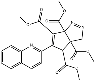 5-(2-Quinolyl)cyclopentapyrazole-3a,4,6,6a(3H,4H)-tetracarboxylic acid tetramethyl ester