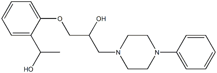 2-[2-Hydroxy-3-(4-phenyl-1-piperazinyl)propoxy]-α-methylbenzyl alcohol