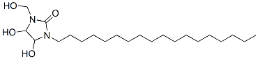 4,5-dihydroxy-1-(hydroxymethyl)-3-octadecylimidazolidin-2-one
