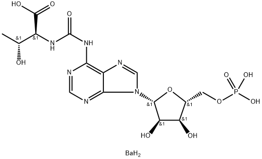 N-(purine-6-ylcarbamoyl)-L-threonine ribonucleoside 5'-phosphate