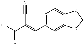 3-(1,3-BENZODIOXOL-5-YL)-2-CYANOACRYLIC ACID