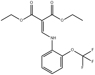 2-(三氟甲氧基)苯胺基-N-亚甲基丙二酸二乙酯