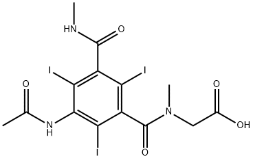 2-[N-[3-(Acetylamino)-2,4,6-triiodo-5-(methylaminocarbonyl)benzoyl]-N-methylamino]acetic acid