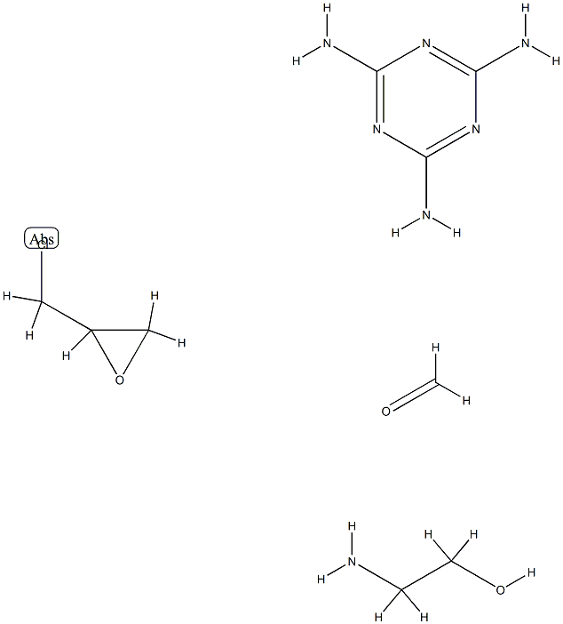 Formaldehyde, polymer with 2-aminoethanol, (chloromethyl)oxirane and 1,3,5-triazine-2,4,6-triamine