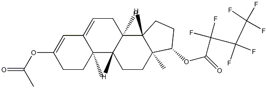 Androsta-3,5-diene-3,17β-diol 3-acetate 17-(heptafluorobutyrate)