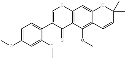 7-(2,4-Dimethoxyphenyl)-5-methoxy-2,2-dimethyl-2H,6H-benzo[1,2-b:5,4-b']dipyran-6-one