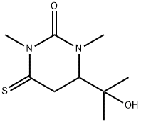 2(1H)-Pyrimidinone,  tetrahydro-4-(1-hydroxy-1-methylethyl)-1,3-dimethyl-6-thioxo-
