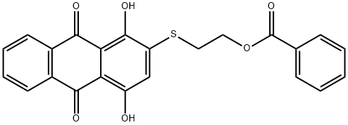 2-[(1,4-dihydroxy-9,10-dioxo-2-anthryl)thio]ethyl benzoate