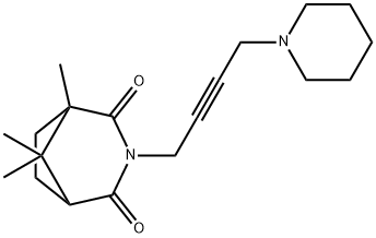 3-[4-(1-Piperidinyl)-2-butynyl]-1,8,8-trimethyl-3-azabicyclo[3.2.1]octane-2,4-dione