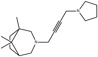 3-[4-(1-Pyrrolidinyl)-2-butynyl]-1,8,8-trimethyl-3-azabicyclo[3.2.1]octane