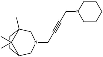 3-[4-(1-Piperidinyl)-2-butynyl]-1,8,8-trimethyl-3-azabicyclo[3.2.1]octane