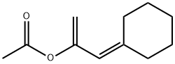 Acetic acid 1-(cyclohexylidenemethyl)vinyl ester