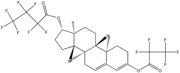 Androsta-3,5-diene-3,17β-diol 17-(heptafluorobutyrate)3-(pentafluoropropionate)