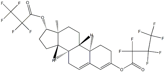 Androsta-3,5-diene-3,17β-diol 3-(heptafluorobutyrate)17-(pentafluoropropionate)