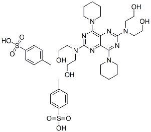 2,2',2'',2'''-[(4,8-dipiperidinopyrimido[5,4-d]pyrimidine-2,6-diyl)dinitrilo]tetraethanol bis(toluene-p-sulphonate)