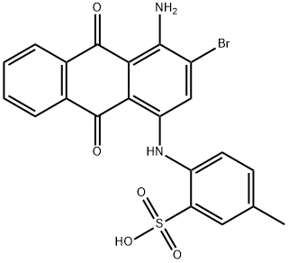 4-[(4-AMINO-3-BROMO-9,10-DIHYDRO-9,10-DIOXO-1-ANTHRYL)AMINO]TOLUENE-3-SULPHONIC ACID