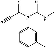 Urea,  1-(cyanothioformyl)-3-methyl-1-m-tolyl-  (7CI,8CI)
