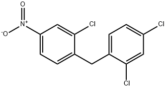 2-chloro-1-[(2,4-dichlorophenyl)methyl]-4-nitrobenzene
