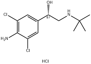 (+)-4-amino-alpha-[(tert-butylamino)methyl]-3,5-dichlorobenzyl alcohol hydrochloride