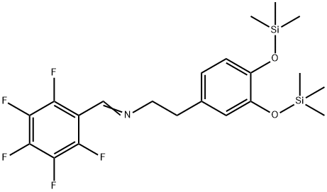 N-[(Pentafluorophenyl)methylene]-3,4-bis[(trimethylsilyl)oxy]benzeneethanamine