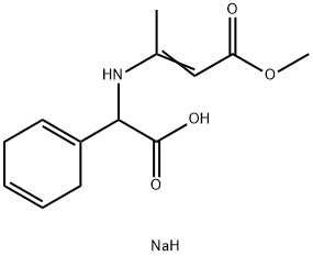 sodium alpha-[(3-methoxy-1-methyl-3-oxo-1-propenyl)amino]cyclohexa-1,4-diene-1-acetate