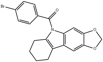 5-(4-Bromobenzoyl)-6,7,8,9-tetrahydro-5H-1,3-dioxolo[4,5-b]carbazole