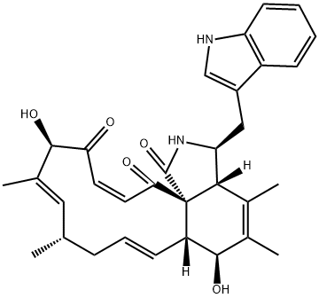 (7S,13E,16S,17E,19R,21E)-7,19-Dihydroxy-10-(1H-indol-3-yl)-16,18-dimethyl[13]cytochalasa-5,13,17,21-tetrene-1,20,23-trione