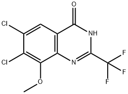 4(1H)-Quinazolinone,  6,7-dichloro-8-methoxy-2-(trifluoromethyl)-  (9CI)