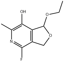 Furo[3,4-c]pyridin-7-ol, 1-ethoxy-4-fluoro-1,3-dihydro-6-methyl- (9CI)