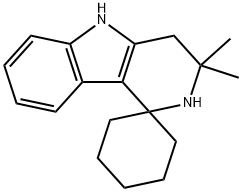 2',3',4',5'-Tetrahydro-3',3'-dimethylspiro[cyclohexane-1,1'-[1H]pyrido[4,3-b]indole]