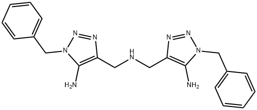 1H-1,2,3-Triazole-4-methanamine, 5-amino-N-[[5-amino-1- (phenylmethyl) -1H-1,2, 3-triazol-4-yl]methyl]-1-(phenylmethyl)-