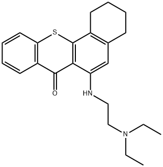 1-(beta-diethylaminoethylamino)-3,4-cyclohexenothiaxanthone