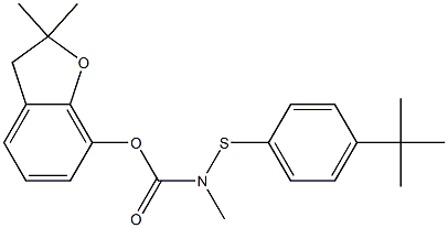 N-[[4-(1,1-Dimethylethyl)phenyl]thio]-N-methylcarbamic acid 2,3-dihydro-2,2-dimethylbenzofuran-7-yl ester