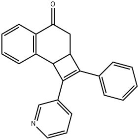 2a,8b-Dihydro-2-phenyl-1-(3-pyridinyl)cyclobuta[a]naphthalen-4(3H)-one