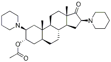 2β,16β-Dipiperidino-5α-androstan-3α-ol-17-one 3-Acetate
