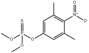 Phosphorothioic acid O-(3,5-dimethyl-4-nitrophenyl)O,O-dimethyl ester